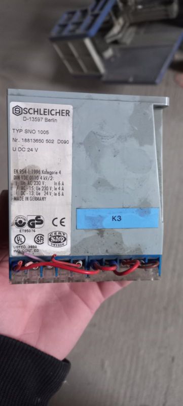 Реле Безпеки SCHLEICHER SNO 1005 (Німеччина) – Категорія 4